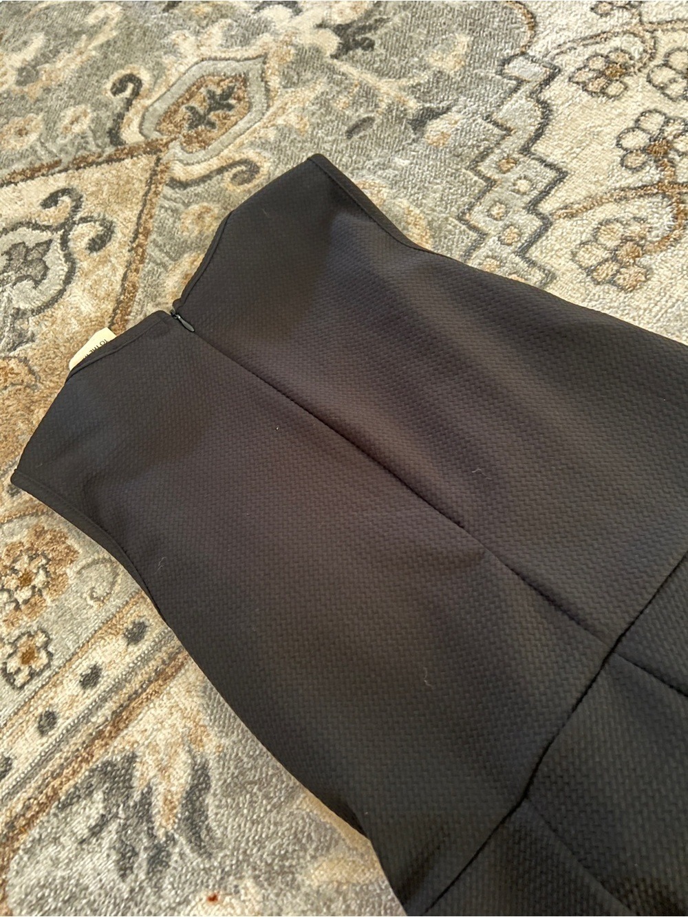 Caution To The Wind Black Sleeveless Wide-Leg Jumpsuit with Waist Tie - Picture 4 of 5